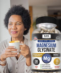 Kaya Naturals Magnesium Glycinate 183mg per Caps Chelated for Maximum Absorption NonGMO NO Gluten Dairy and Soy Supports Muscle and Heart Health 30 Count