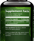 MRM Nuturition Vegan Vitamin D3 5,000 IU | Bone + Immune Health | Made from lichens | Supports Calcium Absorption | Vegan + Vegetarian Friendly | 60 Servings