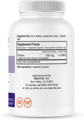 Vitamin B-1 (Thiamin) 500mg (120 Vegetarian Capsules) - No Stearates - Vegan - No Calcium Carbonate - Non GMO - Gluten Free - No Silicon Dioxide