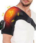 WOLOYHEATIE Shoulder Heating Pad, Heated Shoulder Wrap With Massage, Heated Shoulder Brace For Rotator Cuff Frozen Shoulder, Cordless Shoulder Heating Pads Shoulder Massager With Heat