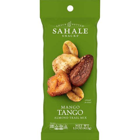 Sahale Snacks Classic Fruit and Nut Trail Mix, 1.5 Oz Grab & Go Bags (18 Packs) - Dry-Roasted Deluxe Mixed Nuts with Apples and Cranberries - Non-GMO, Kosher Trail Mix & Certified Gluten-Free Snacks