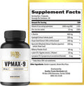 Golden After 50 VpMax9 Vision Support Supplement 3 Bottles Eye Health Support and Antioxidant Supplement with Eye Vitamins Lutein Lycopene and Bilberry Extract