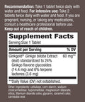 Nature's Way Ginkgold, 60 mg per serving, 50 Tablets