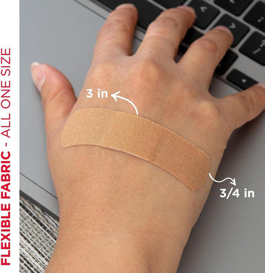 534444Bx - Band-Aid Flexible Fabric Adhesive Bandage 1 X 3