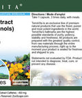 Terravita Green Tea Extract (50% Polyphenols) (10% Caffeine) - 450 Mg (100 Capsules, Zin: 514387) - 3 Pack