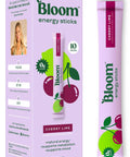 Bloom Nutrition Energy Drink Powder Packets, Sugar Free Energy Drink Mix with L-Theanine, B Vitamins & Natural Caffeine, On the Go Powder Sticks for Natural Energy, 10 Calories (10 Pouches (Pack of 1), Strawberry Watermelon)
