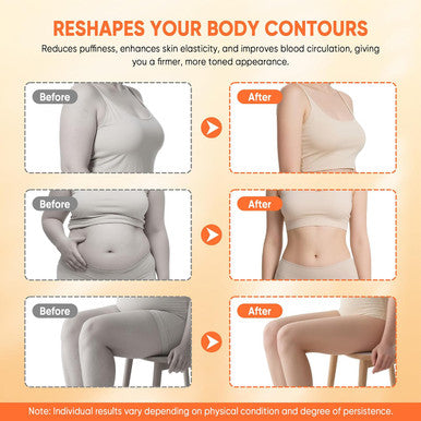 Multford Rechargeable Lymphatic Drainage Massager & Cellulite Massage Tool With 3000MahFascia Blaster For Reduce Stretch Marks For Legs Arms & BellyBody Sculpting Machine With Microcurrent For Office Travel