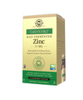 Solgar Earth Source Food Fermented Koji Zinc 25Mg 30 Vegetable Capsules - Higher-Absorption Bioavailable Zinc For Immune & Skin Health - Non-Gmo Vegan No Gluten No Dairy Kosher - 30 Servings