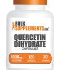 Bulksupplements.Com Quercetin Dihydrate Capsule - Quercetin Supplements, Quercetin 1000Mg, Quercetin Capsules - Antioxidants Supplement, 4 Capsules Per Serving, 120 Capsules