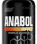 Nutrex Research Anabol Ripped Anabolic Muscle Builder For Men 2-In-1 Muscle Builder And Shredding Supplement (60 Count)
