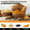 Nature'S Nutrition Turmeric Curcumin and Ginger Gummies with Black Pepper Extract High Absorption Potent 95% Curcuminoids Turmeric Curcumin Supplement Nature's Tumeric Curcuma Gummy Pills Joint Support - 120 Gummies