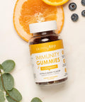 SkinnyFit Immunity Gummies w/Vitamin C, Zinc, & Elderberry, Helps Boost Immunity, Healthy Aging, Antioxidant Support, Vegan-Friendly, 60 Count