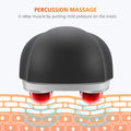 Snailax Cordless Handheld Back Massager With Heat, Fsa Hsa Eligible, Deep Tissue Percussion Massager, 3 Sets Of Dual Pivoting Heads,Rechargeable Hand Held Massager For Neck,Back Shoulder,Calf,Legs