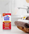 Clear Eyes Maximum Redness Relief Eye Drops | Relieves Drying, Burning & Irritations | 0.5 Ounce per Box | 6 Boxes Total