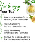 FreshDrinkUS, Premium 50 Mulberry Leaf Tea Bags, 100% Natural & Pure from Mulberry Leaves. Herbal Tea. Made with Natural Material Tea Bags. No Sugar, No Caffeine, No Gluten, Vegan.