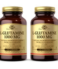 Solgar L-Glutamine 1000 Mg - 60 Tablets Pack Of 2 - Non-Gmo Vegan Gluten Free Kosher - 60 Total Servings