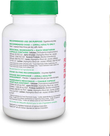 Organika Full Spectrum Plant Enzymes- Helps Break Down Carbs, Fat, Protein, Dairy- 60 Vcaps
