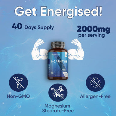 Weightworld L Carnitine Capsules 2000mg (666mg per Capsule) | High Performance L-Carnitine Supplement for Pre & Post Workout | Non-GMO & Vegan L Carnitine Tartrate for Energy