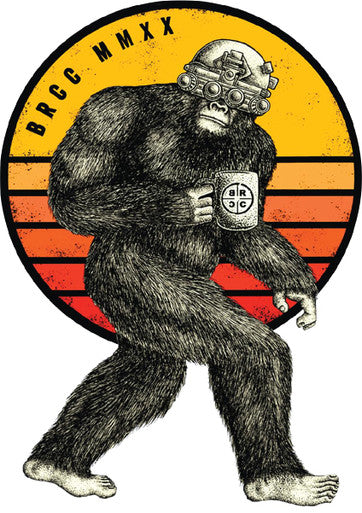 Black Rifle Coffee Company Tactisquatch Bundle Dark Roast 12 Oz Bag Ground Coffee Collectible Tin And Pvc Patch