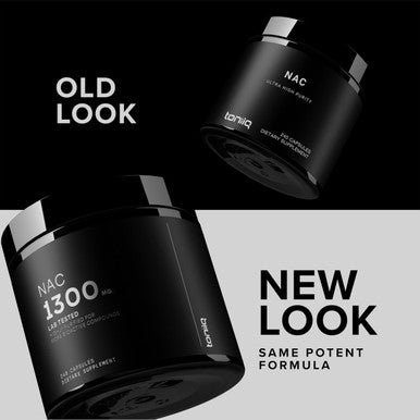 Toniiq 1300mg Ultra High Strength NAC Capsules - Min. 98%+ Tested Purity - Highly Bioavailable NAC Supplement - 240 Vegetarian N Acetyl Cysteine Capsules