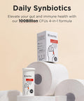 K-Nutra Daily Synbiotic+(30 Capsules) Holiday Gifts Advanced 4-In-1 (Pre+Pro+Postbiotics+Immune) 100 Billion Cfus Probiotic Blend, Digestive Health & Immune Support Probiotics For Women Men Postbiotic