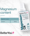 BetterYou Pure and Clean Magnesium Spray with Magnesium Chloride, 31% Concentration, 3.4 Fl Ounce (600 Sprays)