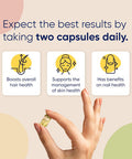 Moerie Hair Growth Supplement For Women & Men - Hair Skin And Nails Vitamins With Biotin, Q10 & Minerals - For Thicker, Fuller Hair & Hair Loss Treatment - Advanced Beadlet Delivery System - 180 Pills