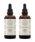 Artichoke B120 (2Pcs) Alcohol-Free Herbal Extract Tincture, Concentrated Liquid Drops Natural Artichoke (Cynara Scolymus) Dried
