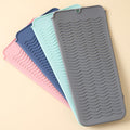 THE STYLE SUTRA Silicone Heat Resistant Mat Pouch for Curling Iron Hair Straightener Barber Gray| Hair Care & Styling | Straightening & Curling Irons