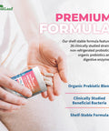 ForestLeaf Probiotics for Women 50 Billion CFU 26 Unique Strains Women's Probiotic and Prebiotics Support Digestive Health, w/ Cranberry, Hibiscus & D-Mannose for Vaginal PH Balance Urinary Gut (30 Caps)