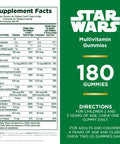 Nature's Bounty Star Wars Kids Gummy Multivitamin Natural Strawberry & Raspberry Flavored Non-Gmo 180 Gummies