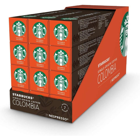 Starbucks by Nespresso Coffee ESPRESSO ROAST (Caramelly Notes Dark Roast) 30 Pods Capsules 3 Sleeve