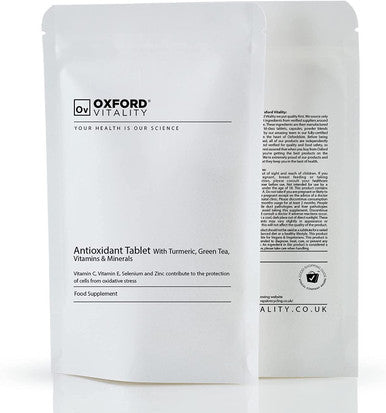 Antioxidant Tablets | Immunity, Vision, Metabolism, Skin & Hair | Oxford Vitality (365)
