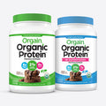 Orgain Bundle Chocolate Protein Powder and Chocolate Protein Superfoods Powder Vegan Made without Dairy Gluten and Soy NonGMO