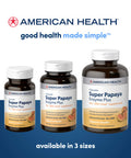 American Health Super Papaya Plus Digestive Enzyme Chewable Tablets Natural Papaya Flavor - Helps With Digestion & Nutrient Absorption Contains Papain & Other Enzymes - 360 Count 120 Total Servings