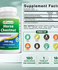 Best Naturals Horse Chestnut extract 300 mg 180 Tablets