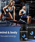 Caffeine Pills with L-Theanine for Focused Energy | Smooth & Clean Energy Supplement for Focus & Performance | No Crash No Jitters | Nootropic Brain Booster with Yerba Mate | 60 Vegan Energy Pills