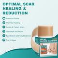 Silicone Scar Sheets, Silicone Scar Tape(1.6"X 158"), Scar Tape For Scar Removal Treatment, Reusable Silicone Scar Strips For Surgical, C-Section, Keloid, Burn, Acne, Surgical Scars