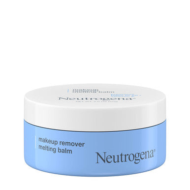 Neutrogena Makeup Remover Melting Balm to Oil with Vitamin E -Gentle and Nourishing Makeup Removing Balm for Eye Lip or Face Makeup Travel (Friendly for On the Go), blue, 2 Count