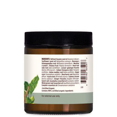 Banyan Botanicals Muscle Balm Organic Muscle Massage Balm With Ashwagandha Root & Epsom Salt Supports Healthy Circulation & Soothes Tired Muscles 4Oz Non Gmo Sustainably Sourced Petroleum Free