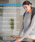 Comfier Cordless Neck Massager With Heat, 4D Kneading Neck And Shoulder Massager Deep Tissue, Shiatsu Neck Back Massager Pillow, 2 Heating Levels, Christmas Gifts For Mom Dad