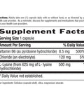 Country Life L-Lysine 500Mg With B-6 Supports Immune Health Promotes Collagen Renewal In Lips And Mouth 250 Vegan Capsules Certified Gluten Free Certified Vegan