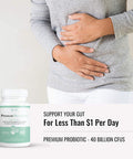 Super Naturals Health - Premium Probiotics 40 Billion Cfu - Made With Maktrek Bipass Technology - (60 Ct Capsules)