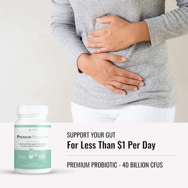 Super Naturals Health - Premium Probiotics 40 Billion Cfu - Made With Maktrek Bipass Technology - (60 Ct Capsules)