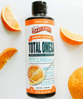 Barleans Total Omega Orange Creme Fish Oil Supplements with Flaxseed Oil and Borage Oil 2400mg of Omega 3 6 9 EPA/DHA AllNatural Fruit Flavor NonGMO Gluten Free 16 Ounce