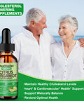 Healtionist 2 Packs 4000Mg Citrus Bergamot Liquid Drops - Cholesterol Lowering Supplement For Immune Support Anti-Aging Hight Cholesterol - Soursop Bitters Liquid High Absorption 4 Fl Oz