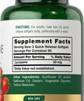 Carlyle Lycopene | 20Mg | 120 Softgels | Non-Gmo & Gluten Free Supplement