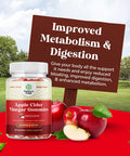 ACV Apple Cider Vinegar Gummies - Superfood Infused ACV Gummies Vitamins for Adults for Detox Cleanse Immune Support Digestion and Glowing Skin - Delicious Daily Energy Gummies with Vitamin B Complex