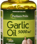 Puritans Pride Garlic Oil 5000 Mg 250 Count