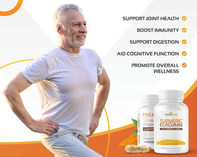Cognitune Mind & Body Bundle - Multi Collagen Brain Health Turmeric & Ginger - Boost Overall Wellness & Vitality